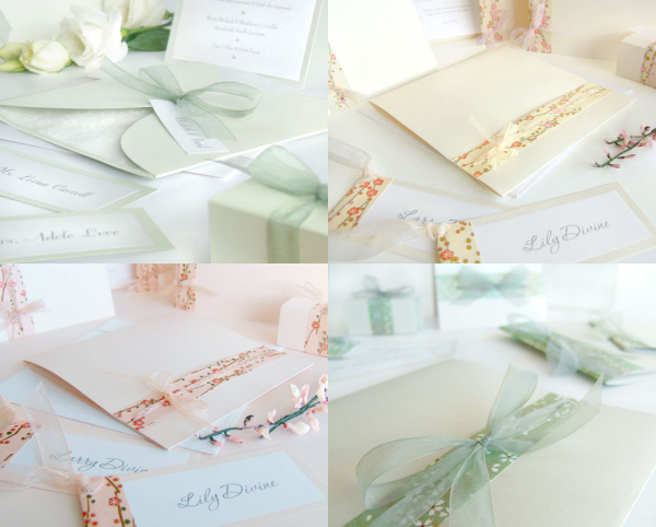 These absolutely stunning wedding invites are from the aptly named 