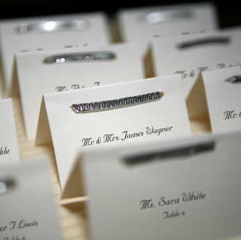 One way to personalize your wedding is by creating bespoke place cards that