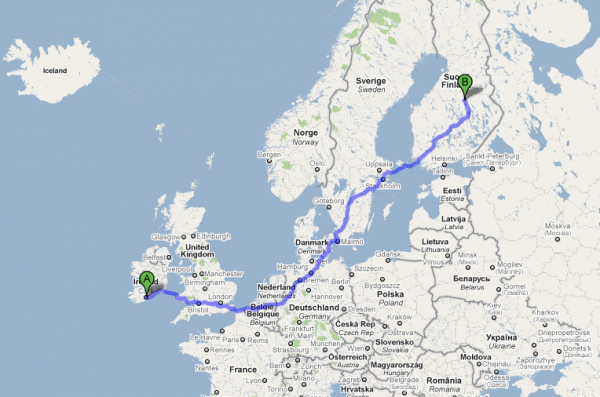 route map
