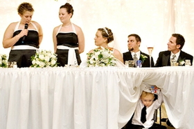 Little guests on a BIG day….