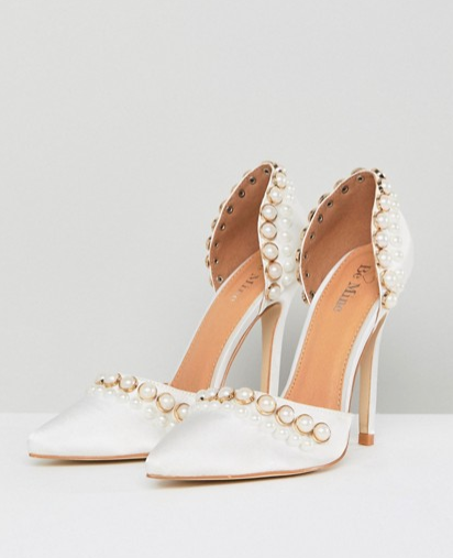 asos ivory wedding shoes