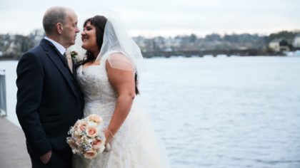 Love, Laughter & Snowfall: Michelle + Danny at The Lakeside Hotel